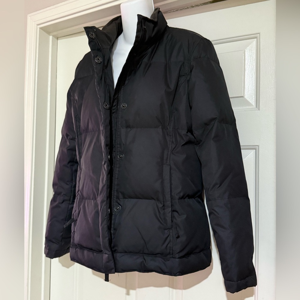 GAP Black Women's Quilted Puffer Jacket - Picture 2 of 7